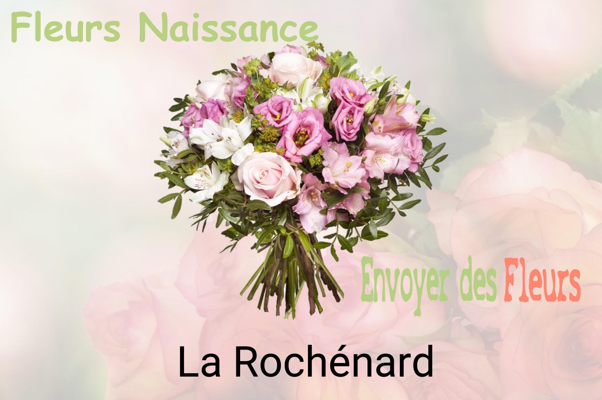 Bouquet de fleurs de naissance livré à La Rochénard